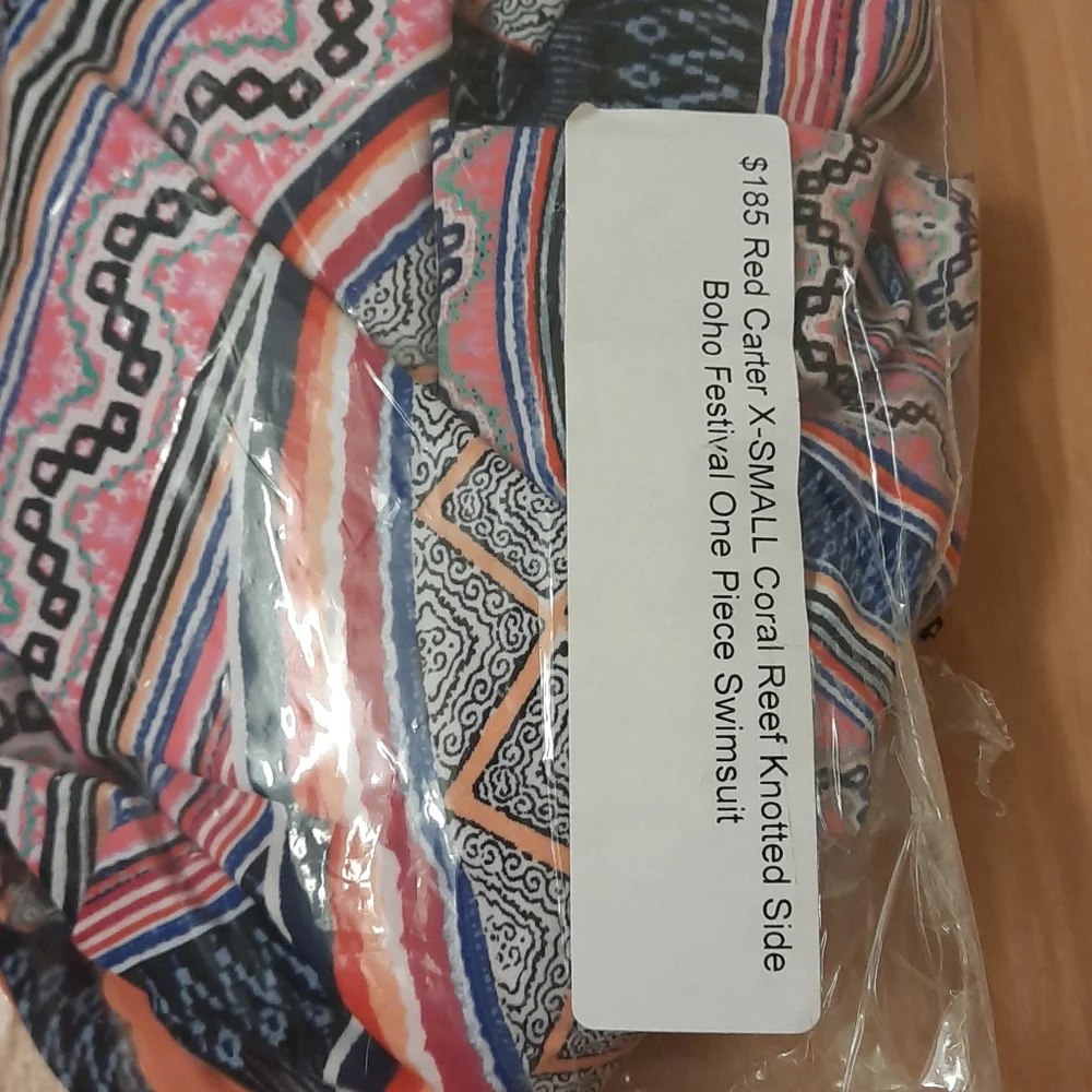 Red Carter Coral Reef Festival Swimsuit